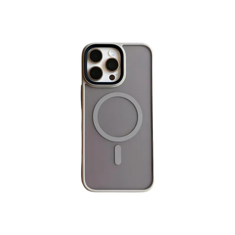 Sopi Acrylic Material Matte Finish Strong Magnetic Phone Cases Compatible With IPhone 16/15 Pro Max/Apple 13/14 Pro/Max-2