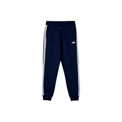 New Balance Knitted Sweatpants Men Navy Blue