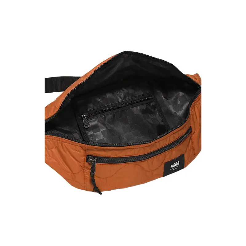 Vans Ward Nylon Shoulder Bag Crossbody Bag Fanny Pack Unisex Reddish Brown-2