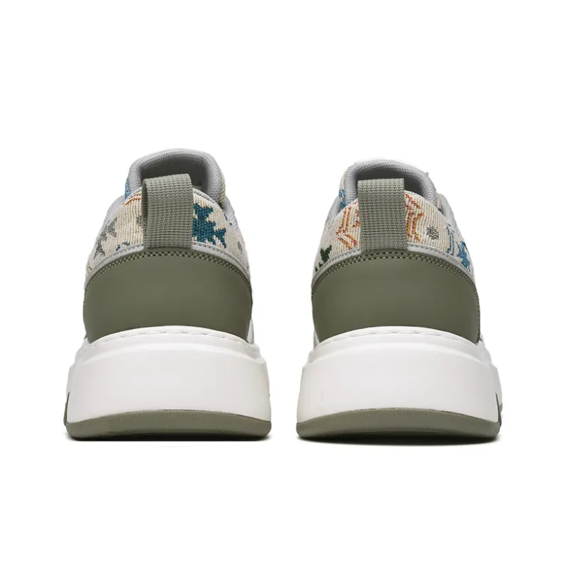AOKANG Air Force One Series Skateboard Shoes Men Low Top Denim Blue, Celadon Green, Sunset Orange-16