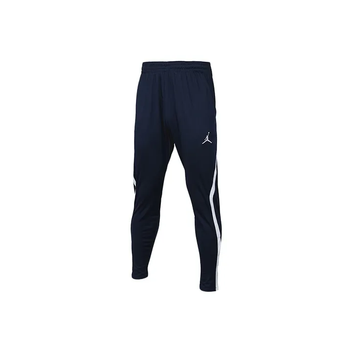 Jordan Knitted Sweatpants Men's Dark Blue White-0