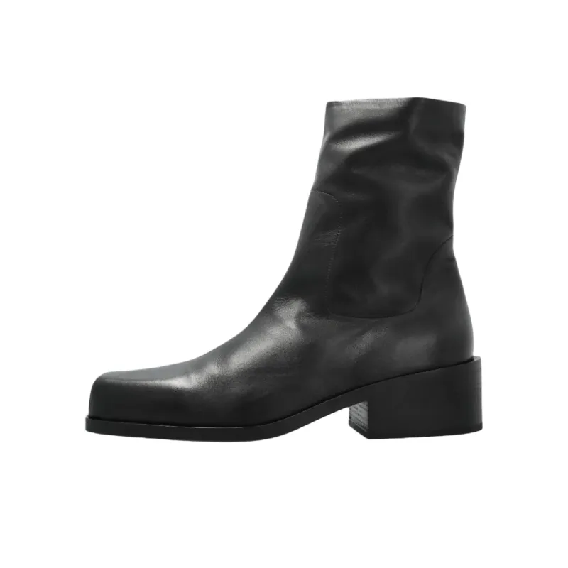 Marsèll Square Toe Zipped Boots-0