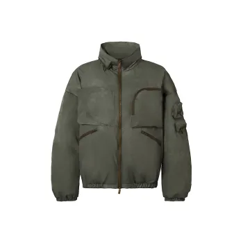ROCAWEAR Puffer Jacket Unisex Army Green