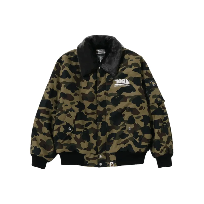 A BATHING APE TORAICHI Collaboration Jackets Unisex Green-0