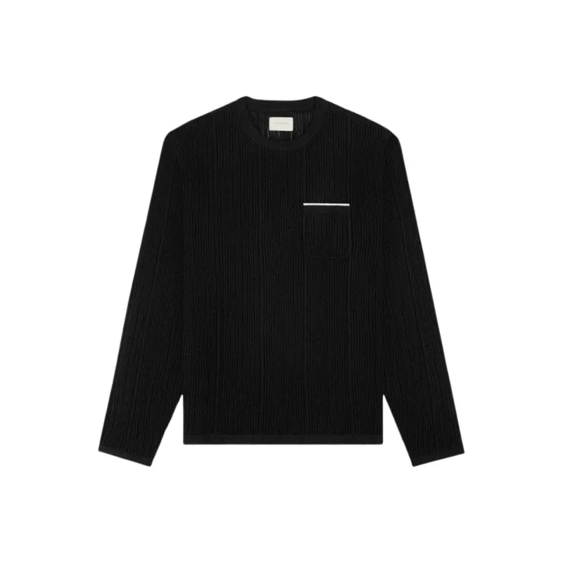 AIME LEON DORE Long Sleeve Mesh Knit Tee-0