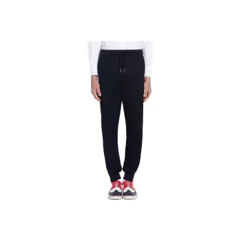 THOM BROWNE Knitted Sweatpants Men Navy