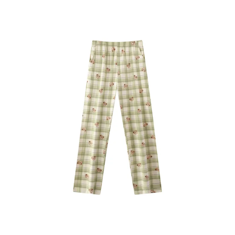 MADALLO Pajama Pants Women's Light Green-0