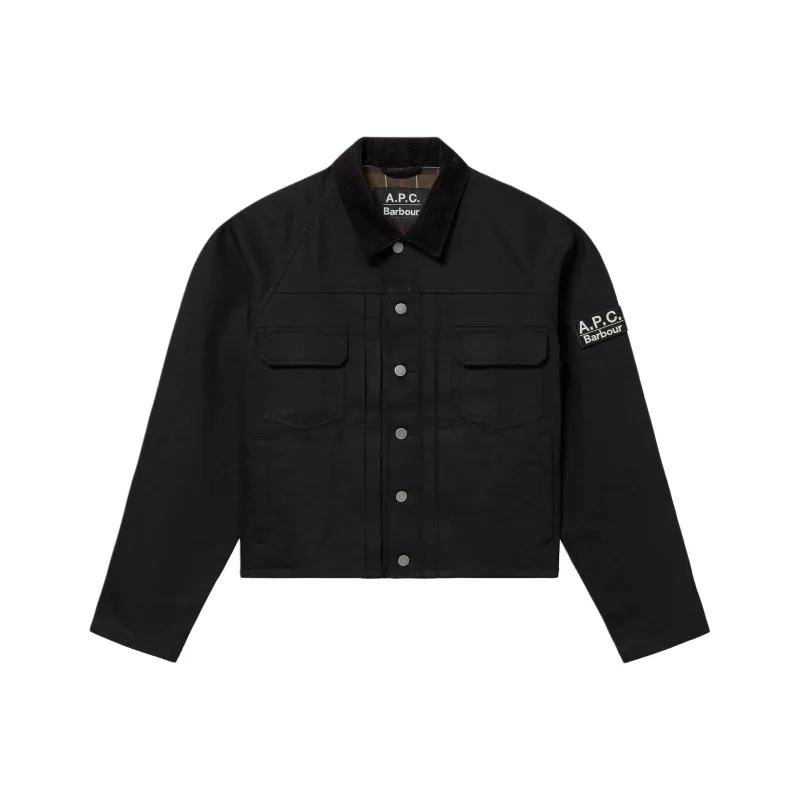 Barbour X A.P.C Barbour Collaboration Jackets Unisex Black-0