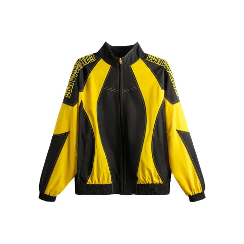 DBW DOUBLEWIN Jackets & Coats Unisex Black Hits Yellow