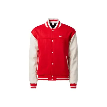 Reebok Classics Reserve Varsity Jacket Jackets Coats Unisex Red