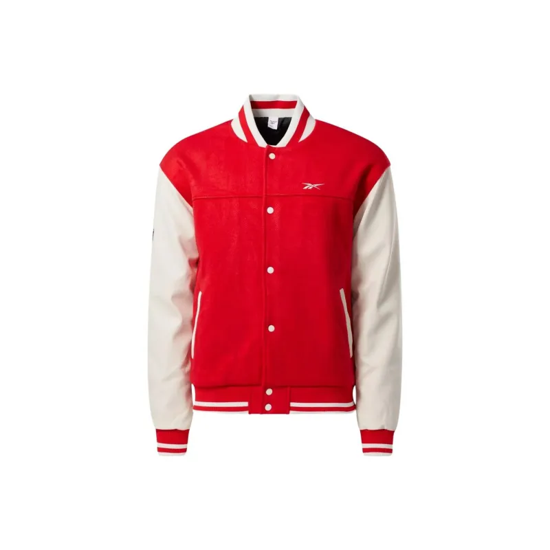 Reebok Classics Reserve Varsity Jacket Jackets Coats Unisex Red-0