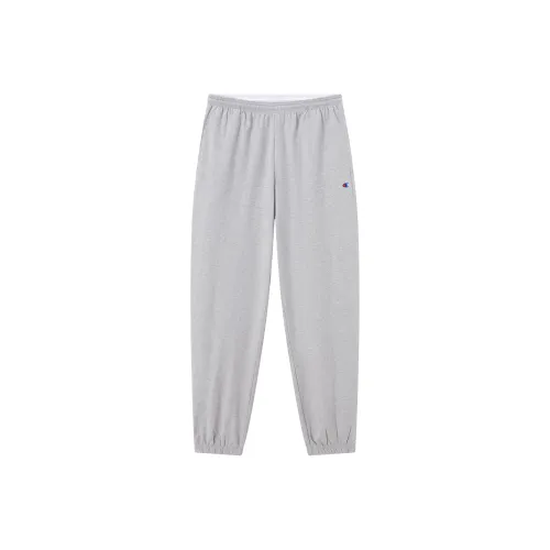 Champion Knitted Sports Pants Men's Light Gray