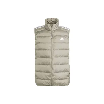 Adidas Essentials 3 Stripes Light Down Vest Down Vest Jacket Men's Silver Green