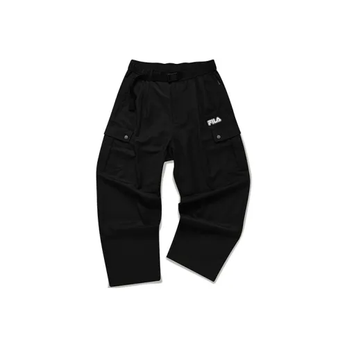 FILA FUSION TOKYO STUDIO Cargo Pants Men's Pitch Black
