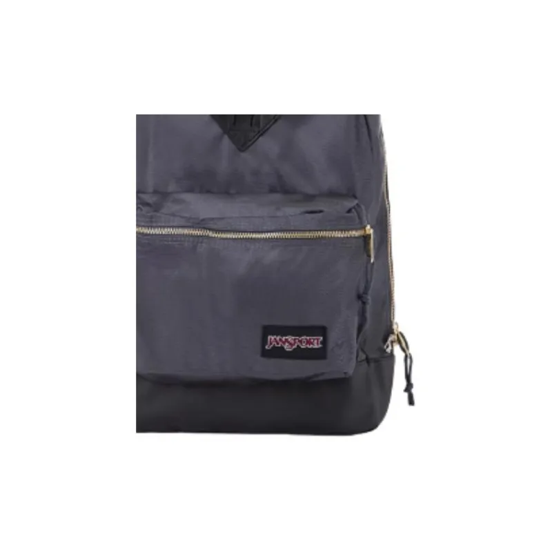 JanSport Fabric Backpack Medium Size Unisex Metallic Gray-4