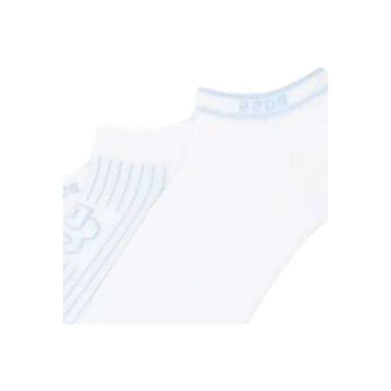 HUGO BOSS SS24 Ankle Socks Men's 3 Pack White-2
