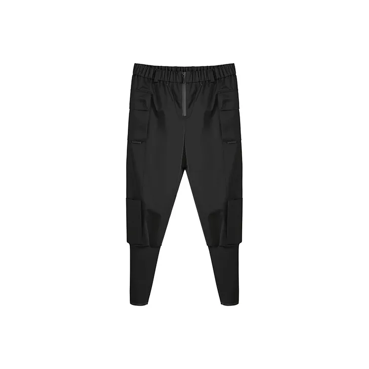 NORVINCY Versatile Pure White Cleanfit Cargo Pants Unisex-0