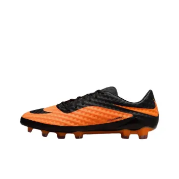 Nike Hypervenom Phantom 1 Anti Slip Wear Resistant Soccer Shoes Unisex Black Orange