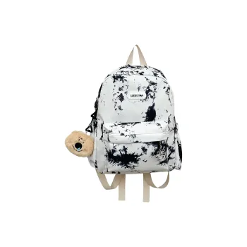 HCXK Nylon Backpack Regular Unisex Black/Violet/Peacock Blue/Pink