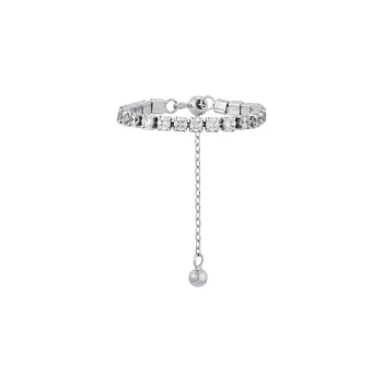YPYN S925 Silver Rings Women's Silver White