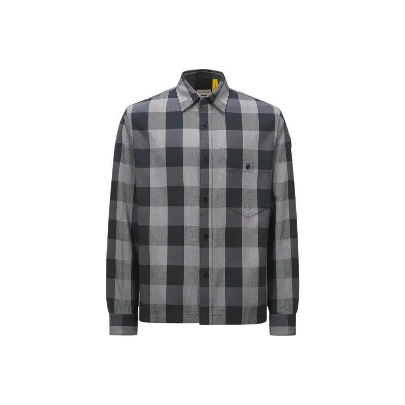 Moncler X Mercedes Benz Nigo Plaid Cotton Shirt-0