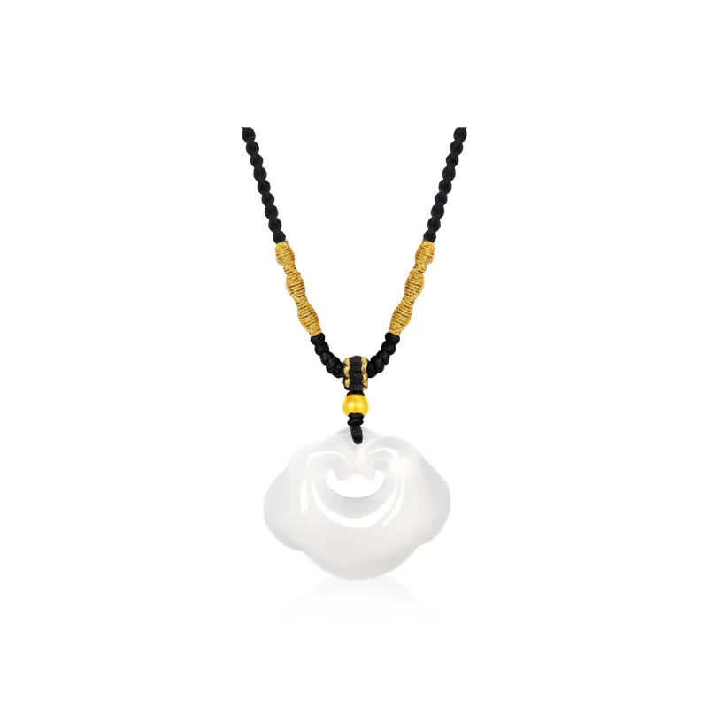Love Jewelry Natural Chalcedony Jade Necklaces Unisex-0
