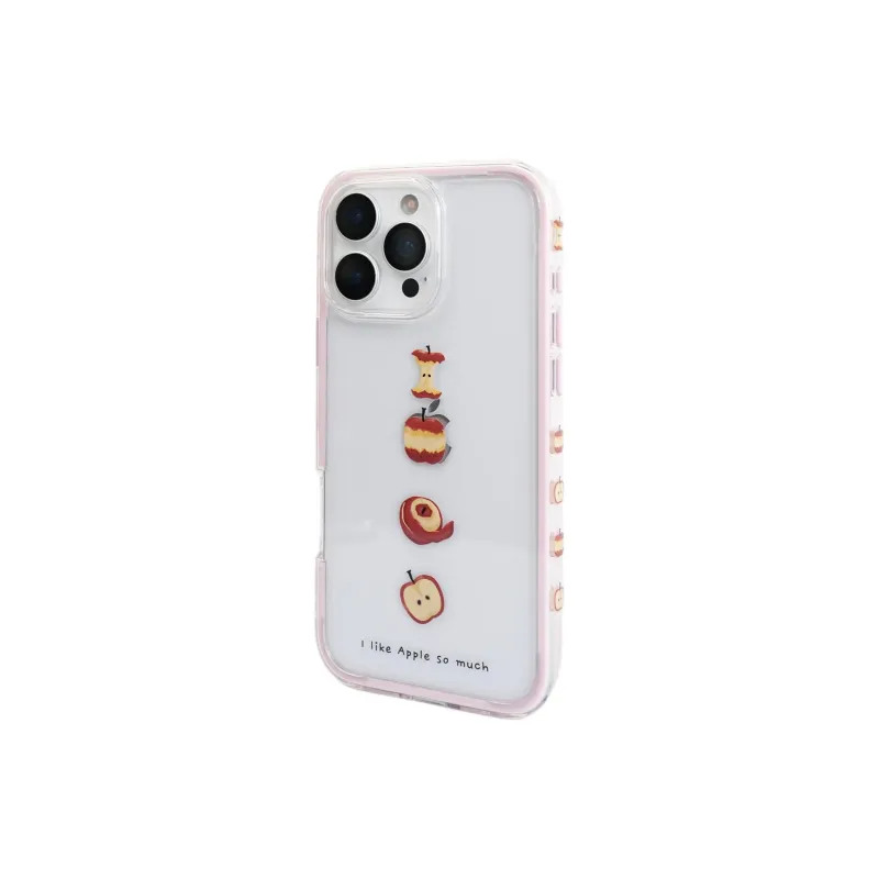 Sopi Acrylic Material 2 in 1 Apple Core Phone Cases Compatibility With IPhone 16/15/13/14/Pro/Max-10