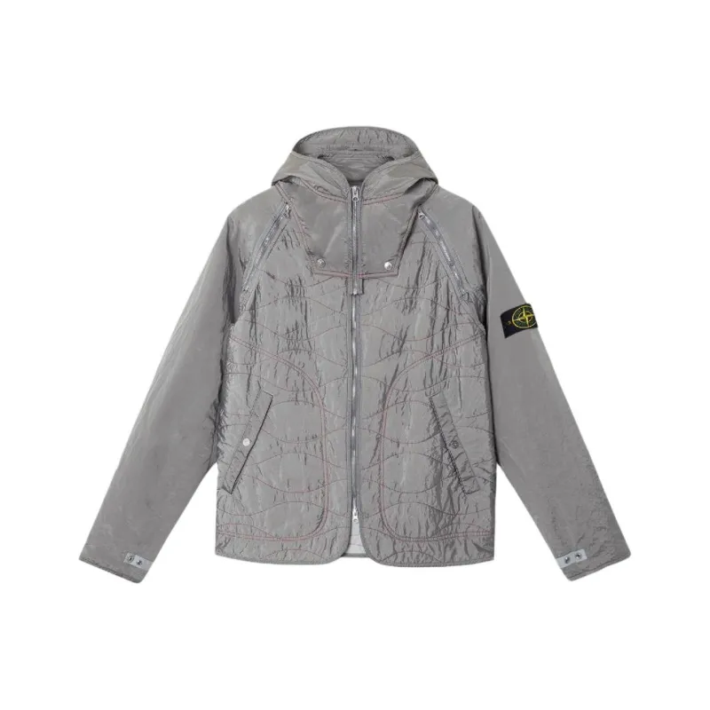 STONE ISLAND Snake Year Limited Collection Jackets Unisex Gray-0