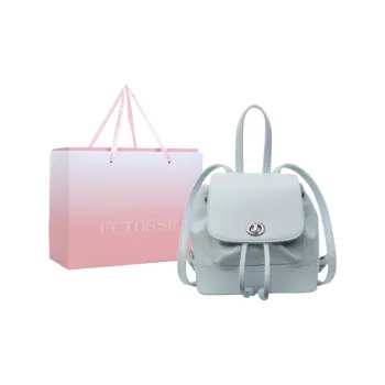 FCTOSSR PU Backpack Women's Ecru/Silver/Blue