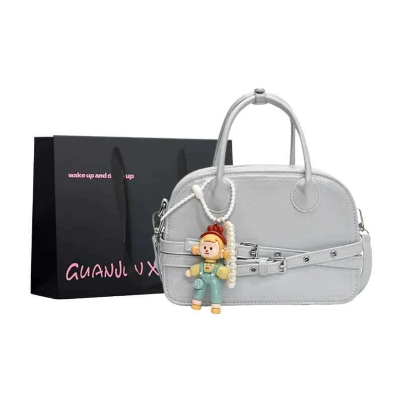 Champion Cub PU Handbag Regular Women's White/Yellow/Blue/Black-8