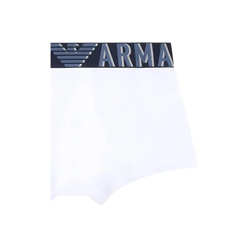 EMPORIO ARMANI Asv Megalogo Organic cotton Boxer Briefs-3