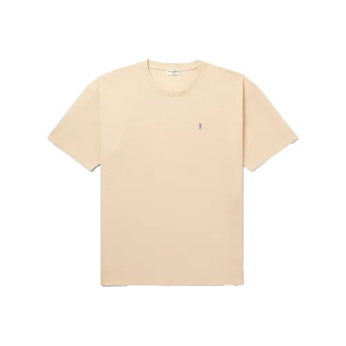 SAINT LAURENT Cassandre Crewneck T Shirt