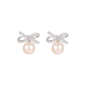VIOLET S925 Silver Stud Earrings Women's
