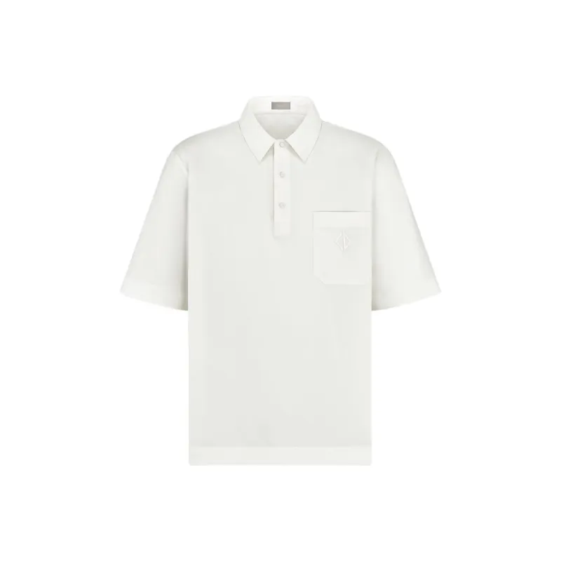 DIOR FW25 Polo Shirt Men's White-0