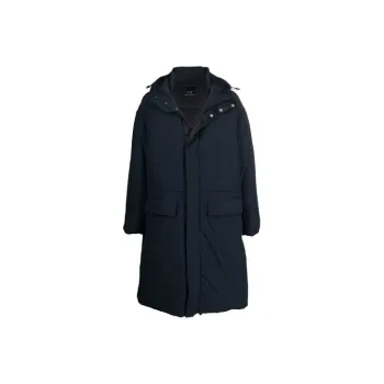 ARMANI EXCHANGEAE Parka Coat Men's Blue