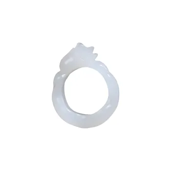 Jade Charm Yao Hetian Jade Rings White Jade/Pale Greenish White Jade Women's