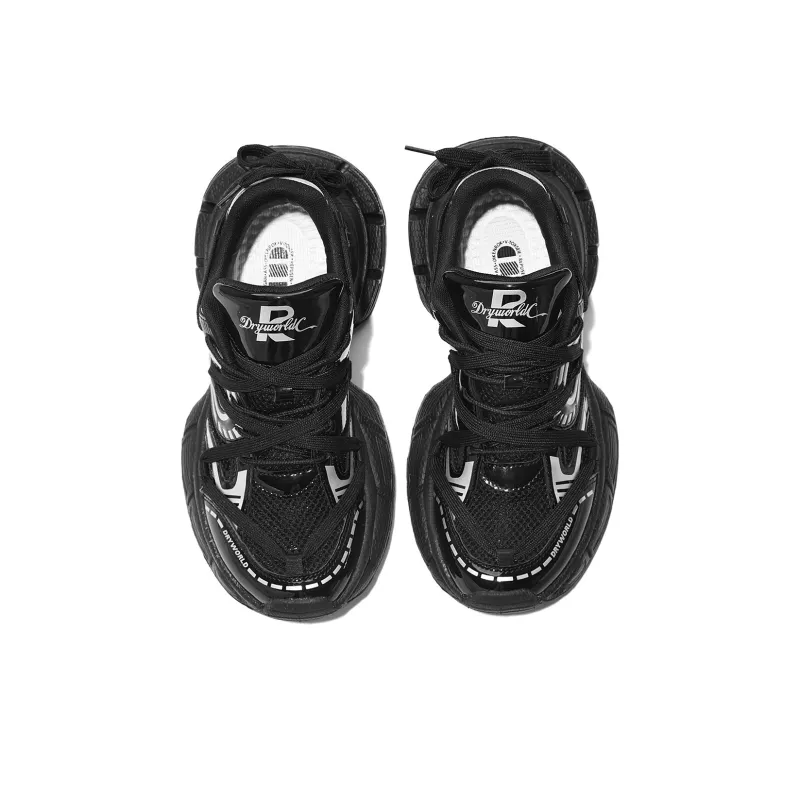 DIKENROK Slip Resistant, Abrasion Resistant, Breathable, Lightweight, Height Increasing Low Top Chunky Sneakers Unisex-17