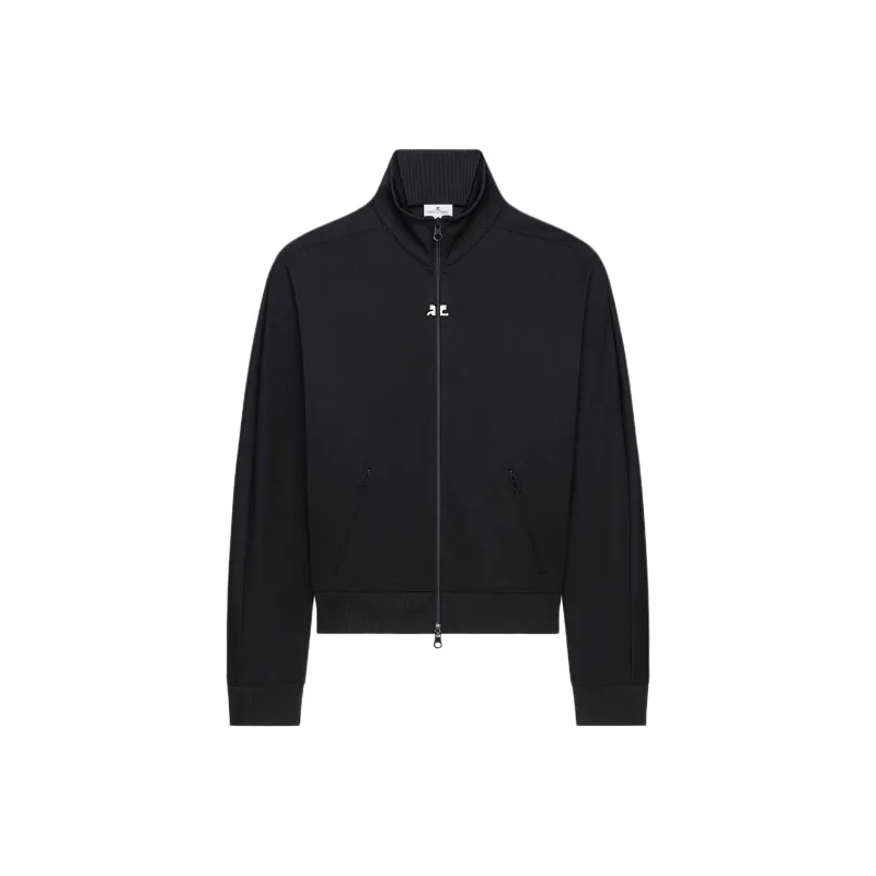 COURREGES Logo Embroidered Track Jacket-0