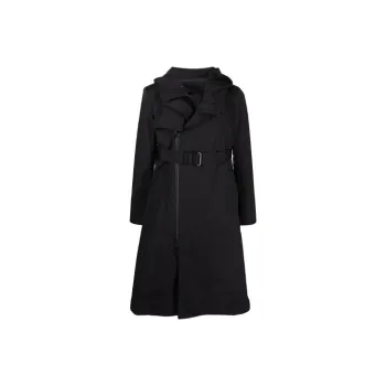 Y 3 Trench Coats Men Black