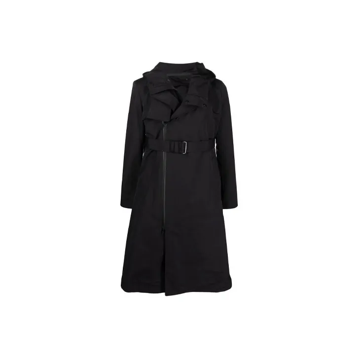 Y 3 Trench Coats Men Black-0
