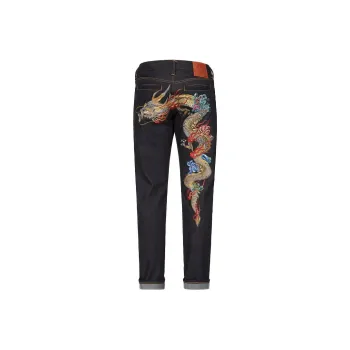 EVISU Jeans Men Denim Blue