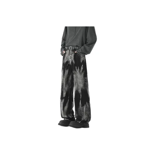 COMXZ Jeans Unisex Black Gray