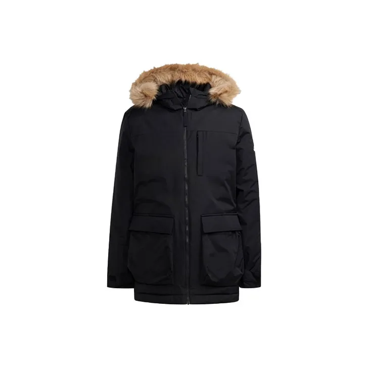 Adidas Parka Coats Men Black-0