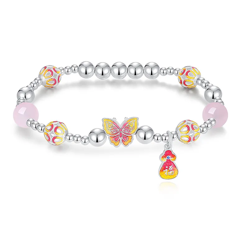 Seven Seven Silver Jewelry S990 Silver Pure Silver Bracelets Women's-0