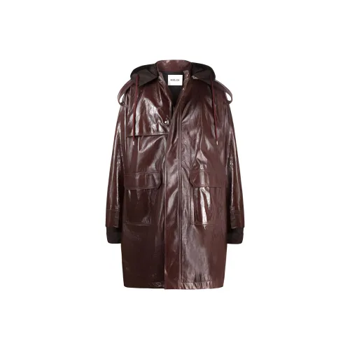 AMBUSH Zipped up Leather Coat