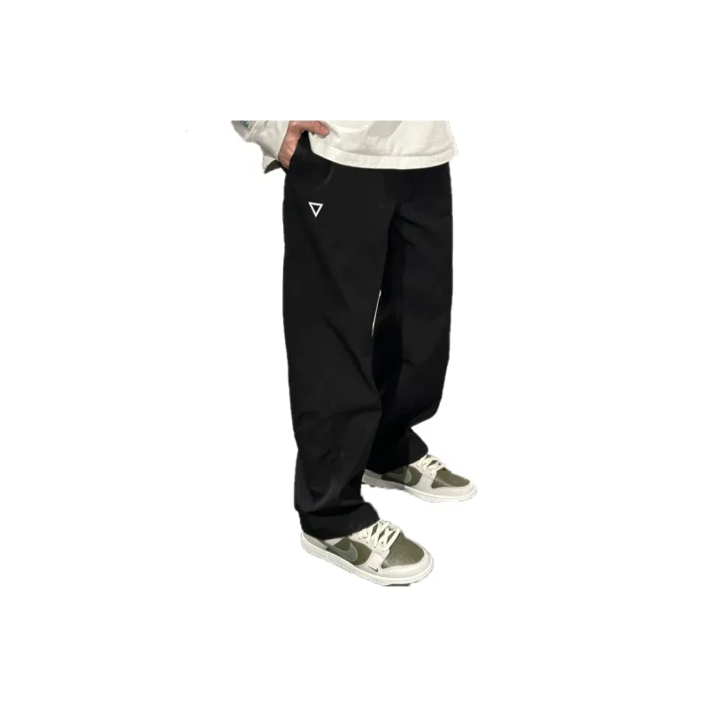 TESTUNG Casual Pants Unisex Classic Black-4