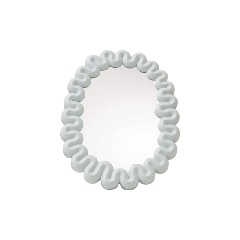 Gentle Welcome Plastic Cream Style Portable Foldable Single Side Make Up Mirrors-14