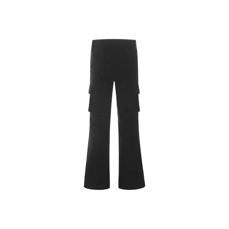 NEVER RULE Casual Pants Unisex Matte Black-2