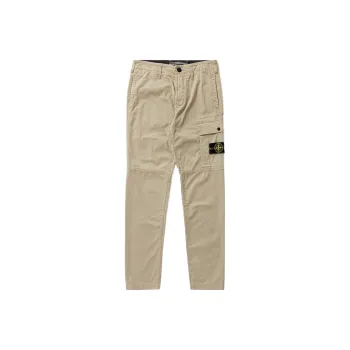 STONE ISLAND Cargo Pants Men Sand