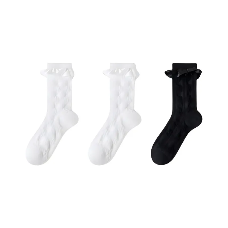 Temooues Mid Calf Socks Women's 3 Pack-7